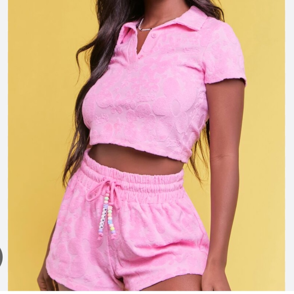 barbie top and shorts set